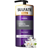KUNDAL Honey & Macadamia Protein Hair Treatment Amber Vanilla 500ml