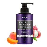 KUNDAL Honey & Macadamia Protein Hair Treatment Lychee & Apricot 500ml