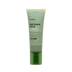 KUNDAL Matcha & Kale Clarifying Sea Salt Scalp Scrub Herb Mint 200g