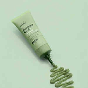 KUNDAL Matcha & Kale Clarifying Sea Salt Scalp Scrub Herb Mint 200g
