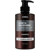 KUNDAL Honey & Macadamia Nature Shampoo Lychee&Apricot 500ml