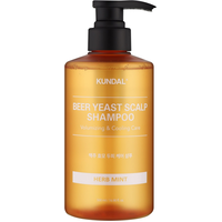 KUNDAL Beer Yeast Hair Loss Relief Shampoo Herb Mint 500ml