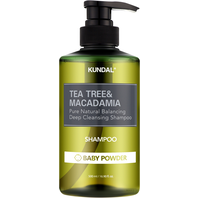 KUNDAL Tea Tree & Macadamia Deep Cleansing Shampoo Baby Powder 500ml