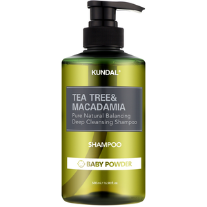 KUNDAL Tea Tree & Macadamia Deep Cleansing Shampoo Baby Powder 500ml