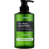 KUNDAL Tea Tree & Macadamia Deep Cleansing Shampoo Cherry Blossom 500ml