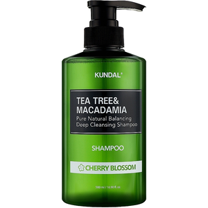 KUNDAL Tea Tree & Macadamia Deep Cleansing Shampoo Cherry Blossom 500ml