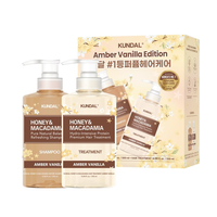  KUNDAL Amber Vanilla Edition Honey & Macadamia Shampoo&Treatment 500ml + 500ml 