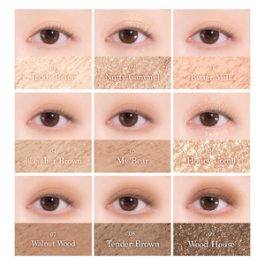 DASIQUE Shadow Palette #28 Brown Bear 8g