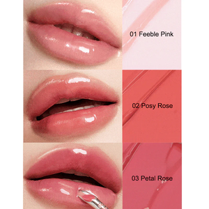 D'ALBA Plumping Lip Glow Mood Volumizer [Feeble Pink] 5ml