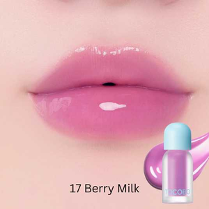 TOCOBO JUICY BERRY PLUMPING LIP OIL 17 BERRY MILK