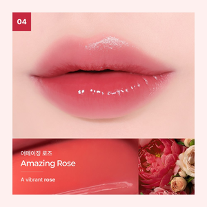 HEIMISH Ever Glow Gloss Lip Tint 04 Amazing Rose