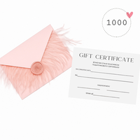 Подарочный сертификат на сумму 1000 грн