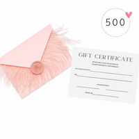 Подарочный сертификат на сумму 500 грн