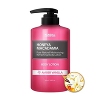 KUNDAL Honey & Macadamia Pure Body Lotion Amber Vanilla 500ml