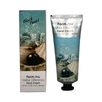 FARMSTAY VISIBLE DIFFERENCE HAND CREAM BLACK PEARL 100ml