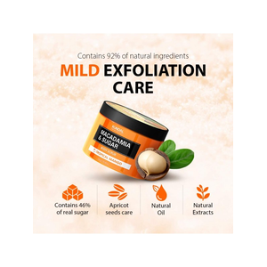 KUNDAL Macadamia & Sugar Body Scrub Pink Grapefruit 550g