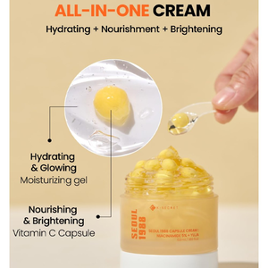 K-SECRET SEOUL 1988 Capsule Cream : Niacinamide 5% + Yuja