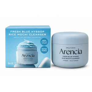 ARENCIA Blue Hyssop Rice Mochi Cleanser 120g