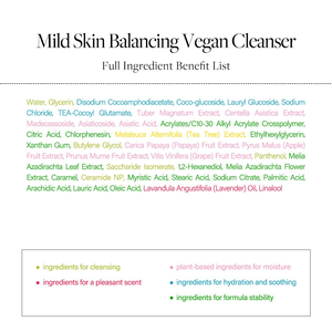D'ALBA Mild Skin Balancing Vegan Cleanser