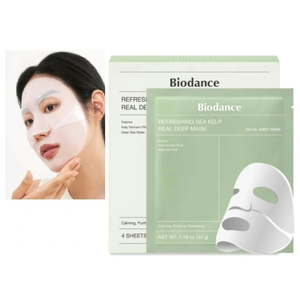 BIODANCE Refreshing Sea Kelp Real Deep Mask 4pcs