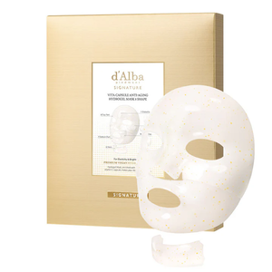D'ALBA Signature Vita Capsule Anti-Aging Hydrogel Mask 8 Shape