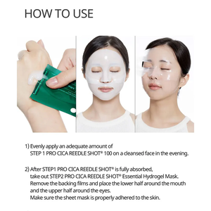VT COSMETICS PRO CICA REEDLE SHOT® 100 2STEP HYDROGEL MASK