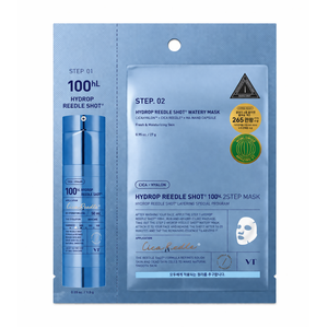 VT COSMETICS HYDROP REEDLE SHOT 100hL 2-STEP MASK (1EA)