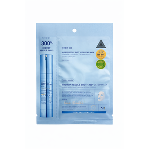 VT COSMETICS HYDROP REEDLE SHOT 300hL 2-STEP MASK