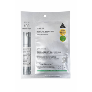 VT COSMETICS MILD REEDLE SHOT 100 2-STEP MASK (1EA)