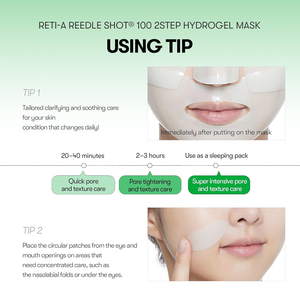 VT COSMETICS RETI-A REEDLE SHOT® 100 2STEP HYDROGEL MASK 1ea