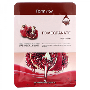 FARMSTAY VISIBLE DIFFERENCE POMEGRANATE MASK PACK 23 ml