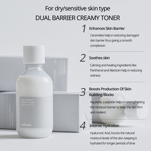 CELIMAX Dual Barrier Creamy Toner 150ml