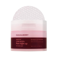 EQQUALBERRY COLLAGEN PORE-TIGHT UP GEL TONER PADS 140ml |60pads