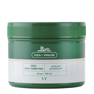 VT COSMETICS CICA MILD TONER PAD 60ea/130ml
