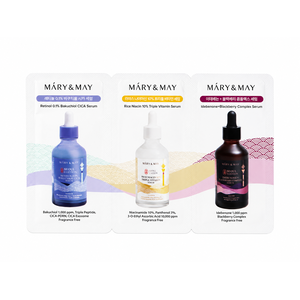 MARY&MAY Seoul Edition Sashet (Retinol 1ml + Rice 1ml + Idebenone 1ml